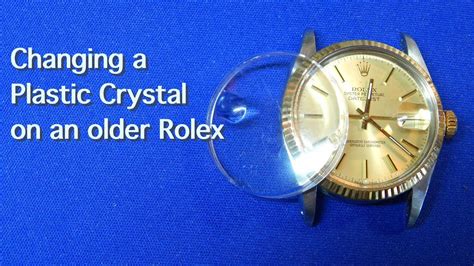 do epople replace the crystals on rolexes|rolex acrylic crystal replacement.